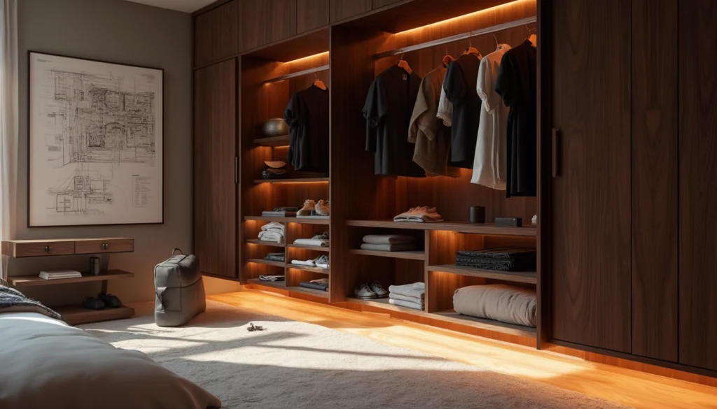 Meubles de bureau sur mesure intégrés dans un espace de travail contemporain