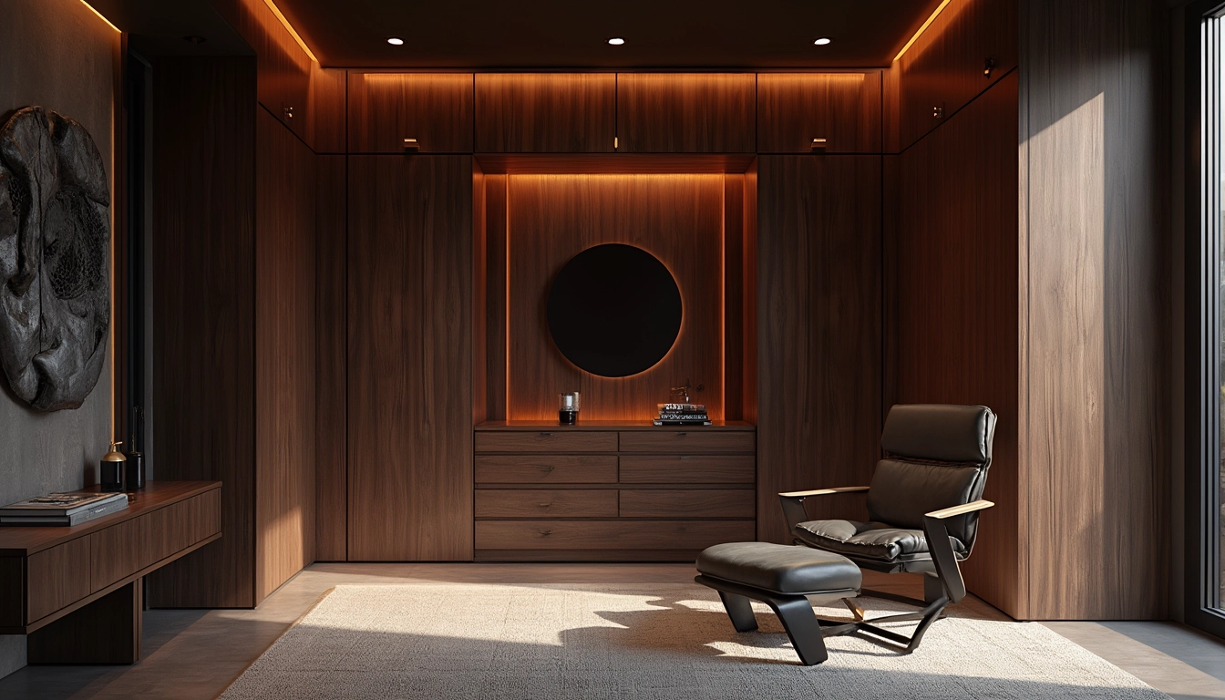 Élégants meubles personnalisés intégrés dans un intérieur moderne et fonctionnel