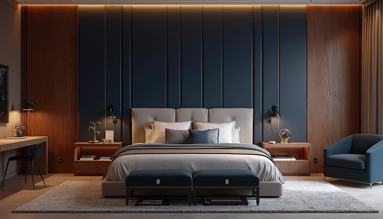 Exemple de meubles sur mesure dans un hôtel haut de gamme avec un design élégant