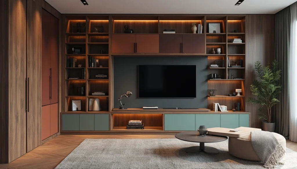 Solutions de rangement sur mesure pour optimiser l'espace dans un appartement moderne